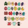 Cute Funny Alphabet Brooches Creative Cartoon Brooch Badges 26 Letter Enamel Pins  Backpack Decor