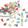 11x14mm 2-10Pcs acrylic lily of the valley flower bud beads plated with colored loose beads, handcrafted DIY making jewelry 2029