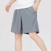 Nike Solid Color Drawstring High-Waisted Running Shorts Men Bottoms Silver DV9331-084