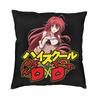 Сексуальная девушка Риас Гремори High School DxD Подушка Чехол 45x45 Главная Декоративная 3D Печать Наволочка для дивана Две Стороны