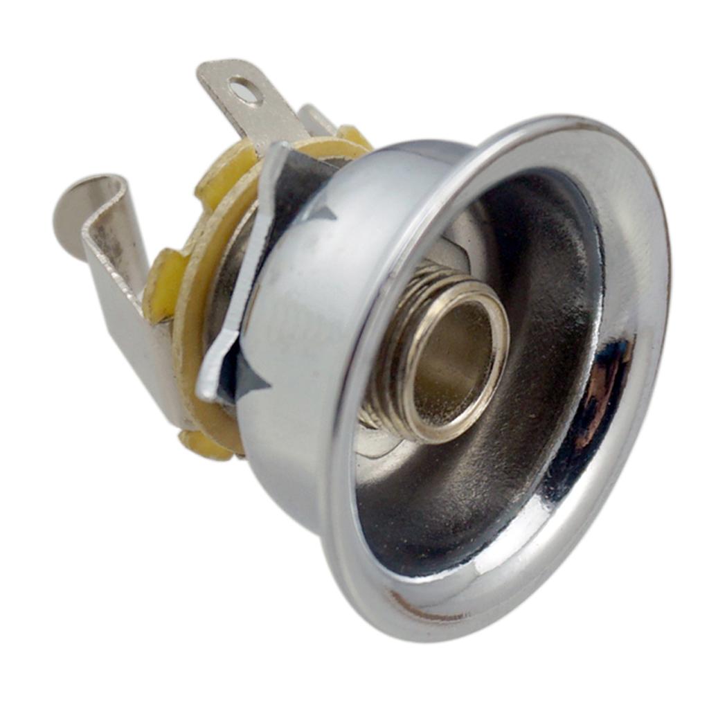 2025 ГОРЯЧЕЕ 6.35мм 1/4' Гнездо Jack Выходная Пластина для Telecaster TL Гитары Гитарные Запчасти Аксессуары