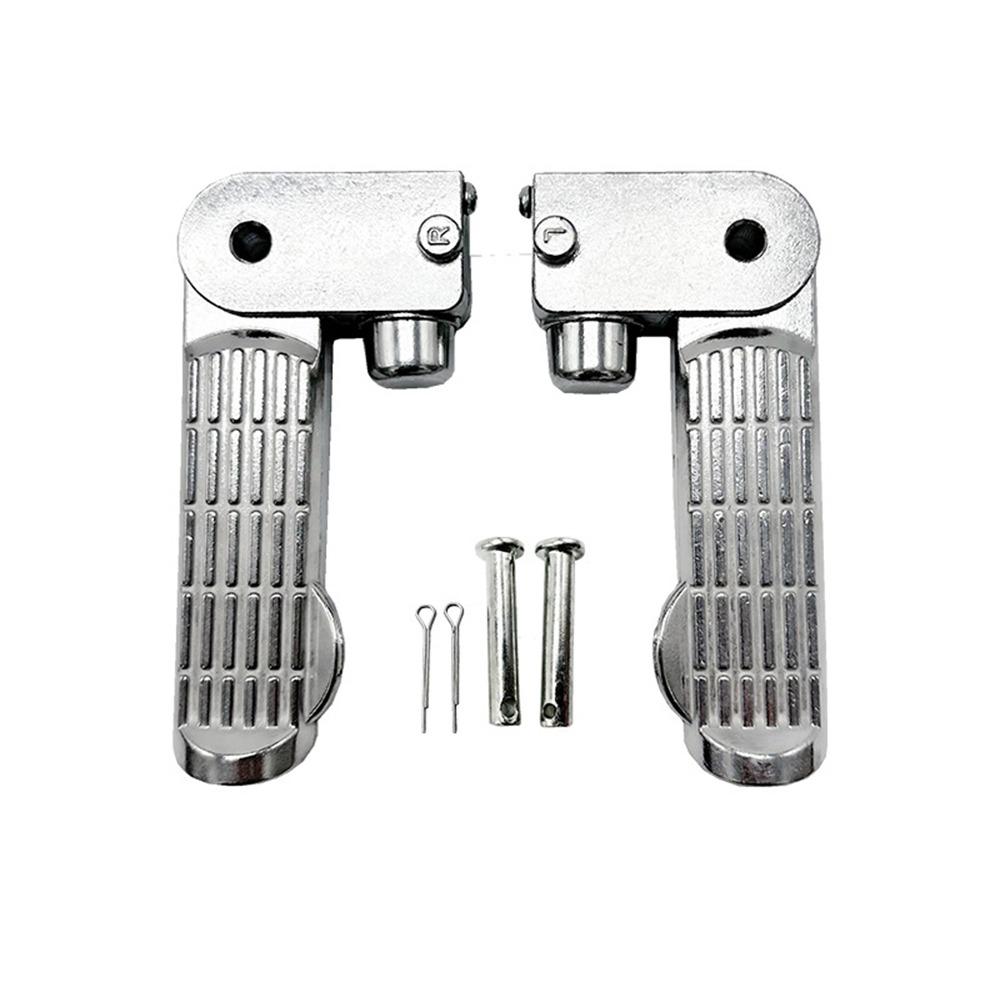 Aluminum Zinc Zinc Alloy Motorcycle Foot Pegs Non Slip E Bike Foot Rests  Replacement Parts