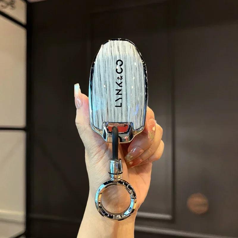 DCT4 High end personalized key case for men and women's car remote control protective case key chainFor LYNK&CO 03/09/01/02/06 /2023