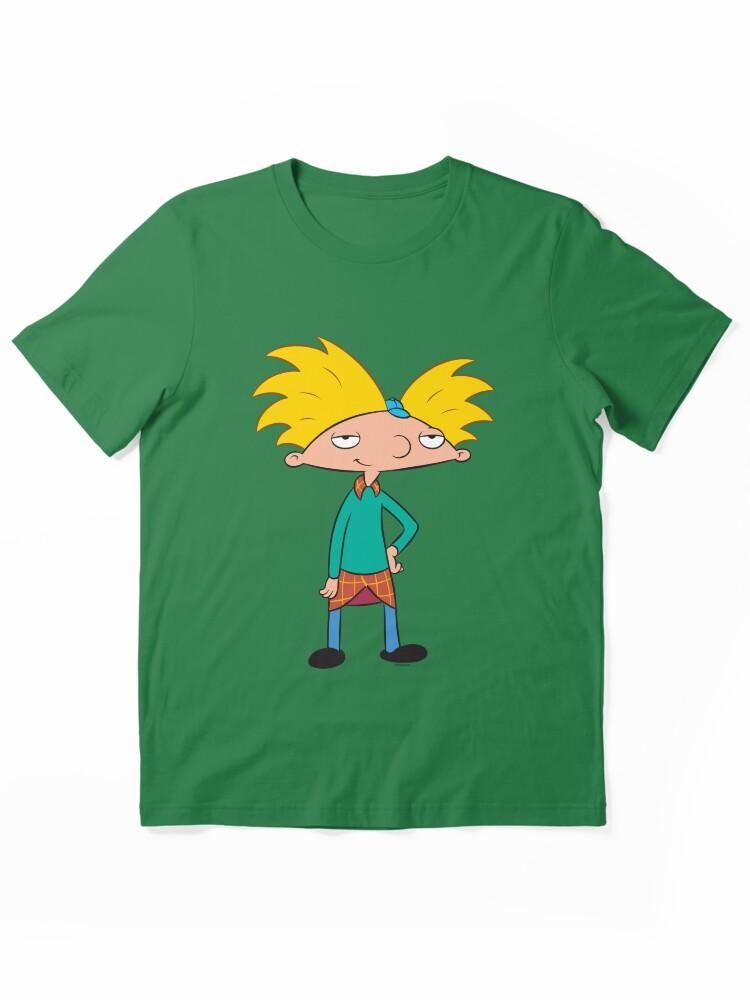Hey Arnold! Hey Arnold! Iconic Cool Arnold Pose Big Chest Portrait Essential Unisex T-Shirt