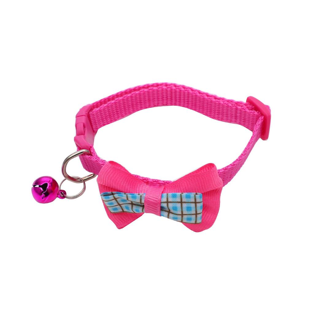 Cute Cat Collar With Bell Pet Collar Pendant Adjustable Bow Tie Beautiful Collar Christmas Pets Gift Pet Accessories