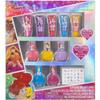 TownleyGirl Disney Princess 5 Lip Glosses, 5 Peel-off Nail Polishes, 24 Nail Stickers, Kids Nails, For Kids
