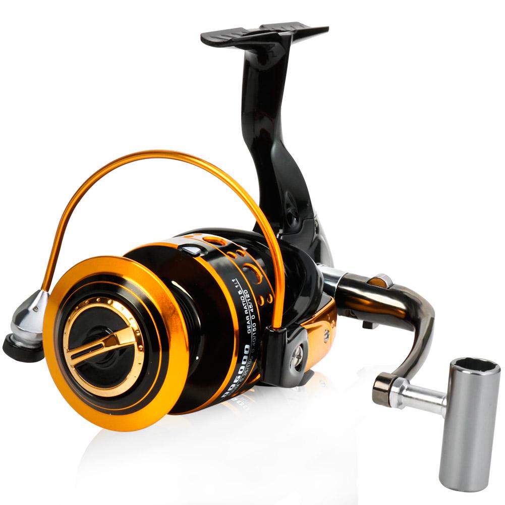Spinning Fishing Reel 12+1BB Carbon Firbre Gasket Freshwater Bass Trout Fishing Buff Drag Powerful