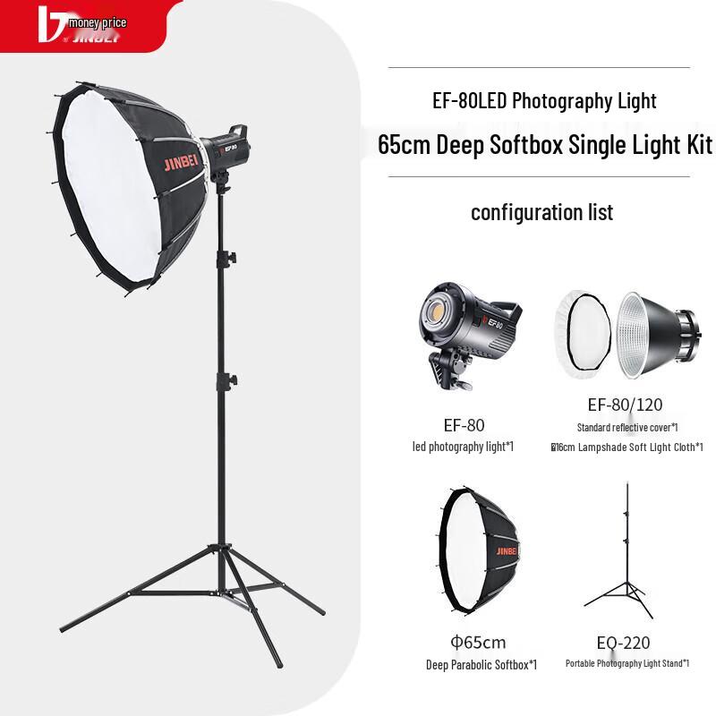 JINBEI EF80/80BI LED Photography Fill Light