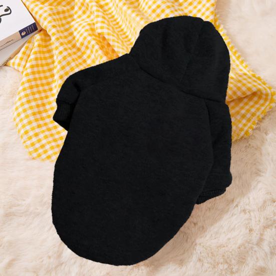 Толстовка для домашних животных, весна-осень-зима, мягкая, толстая, уютная, однотонная, двуногий, средний, большой свитер для собак, одежда, товары для домашних животных