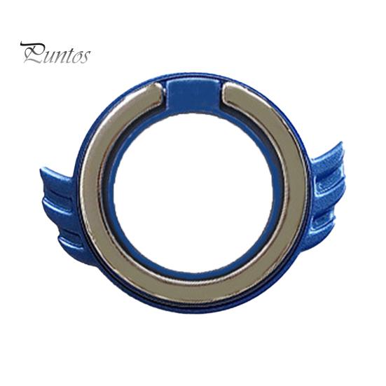 Mobile Phone Stand Magnetic 360-degree Rotation Ultra-thin Cell Phone Finger Ring Holder for Desktop