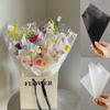 40pcs/bag Korean Flower Wrapping Paper Floral Bouquet Packaging Material for Wedding Birthday Party Valentines Day Gift Decoration