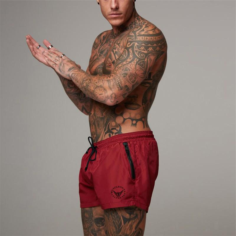 Muscleguys Mens Short Shorts Beach Board Work Out Training Wear Otdoor Pants