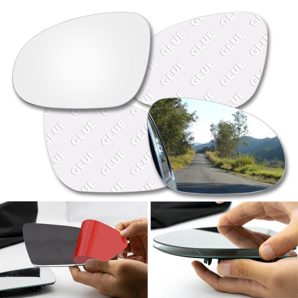 Левое и правое боковое зеркало, широкоугольное, выпуклое, наружное зеркало заднего вида для VW Golf GTI 5 MK5 Jetta 06-10 Passat B6