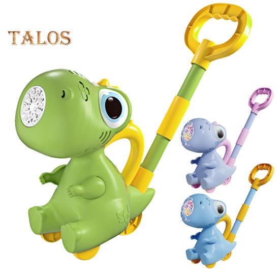 Dinosaur Bubble Machine for Kids Rechargeable Bubble Maker with Lights Portable Outdoor Toys for Toddlers 3-6 Year Old Boys Girls