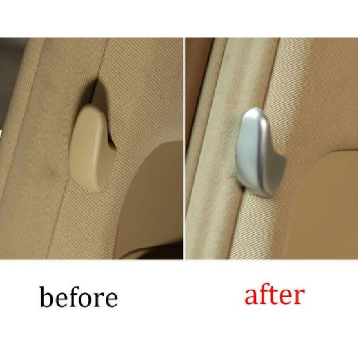 For Benz S-Class W221 2008-2012 ABS Silver Internal B-pillar Hook Cover Trim 2X