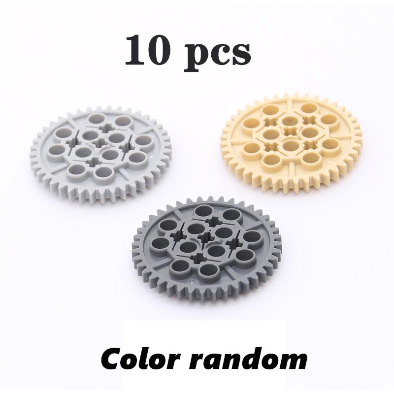 Серия MOC Gear Поворотная платформа с шестернями Зубчатая рейка и шестеренчатый дифференциал Высокотехнологичные детали Строительные блоки из мелких частиц Игрушки