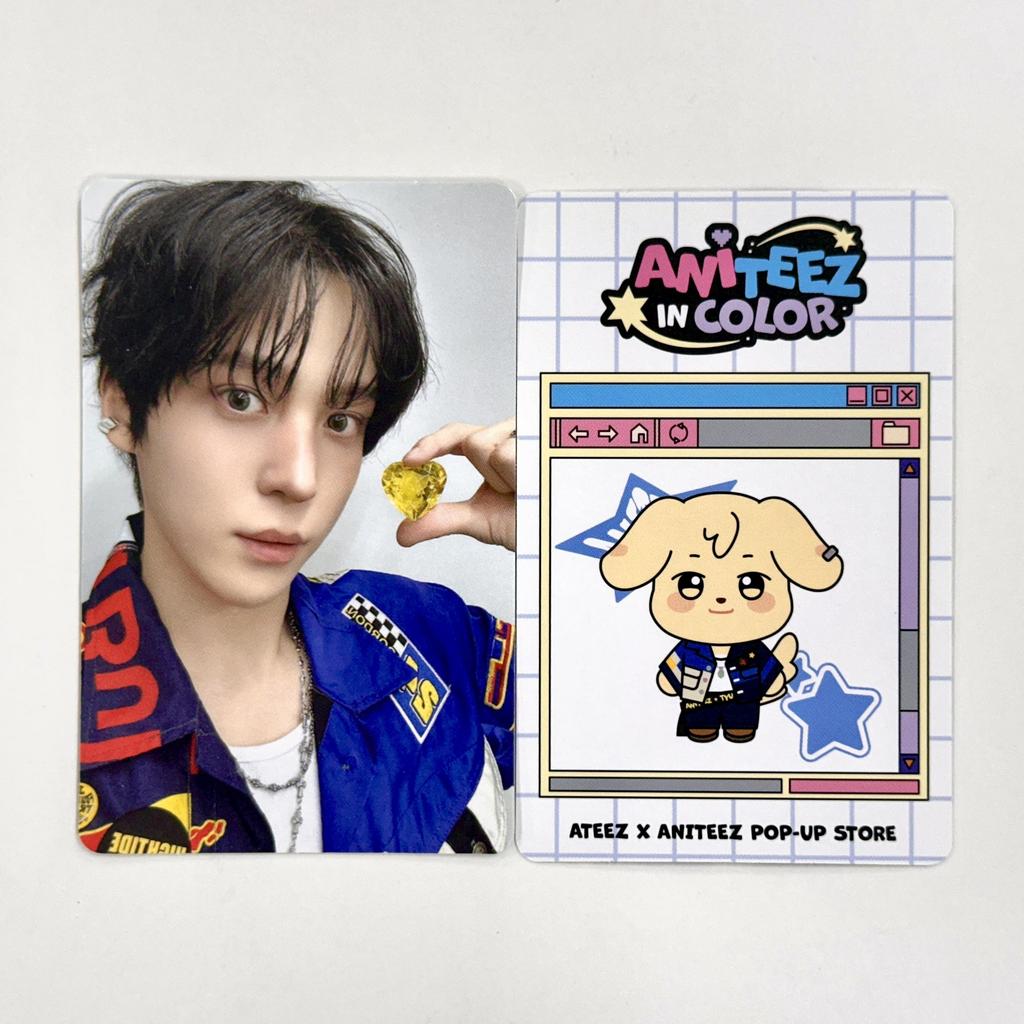 ATEEZ X ANITEEZ в COLOR POP-UP Магазине Специальная Фотокарточка версия 2
