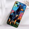 Такса Доберман Собака Ударопрочный Чехол Для iPhone 17 16 15 14 11 Pro Max Plus 12 13 Mini 16e 17 Air Чехол Для Телефона