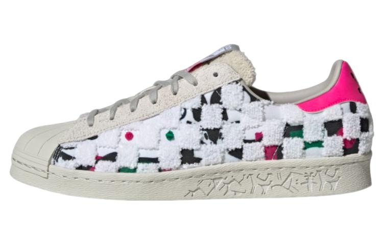 adidas Originals Superstar 80s X Хань Мэйлинь 'Белый Черный Зеленый' ID4384