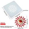Reusable Cake Decoration Mold Easy Release Pastry Decorating Template  Cake Decorating