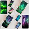 Чехол для телефона 'Северное сияние' для Samsung Galaxy S26 Ultra S25 S24 S23 S22 S21 S20 Note10