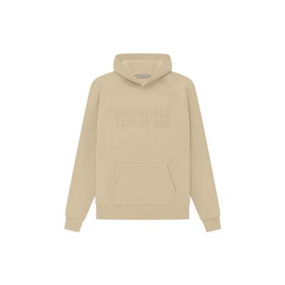 Fear of God Флисовая толстовка Essentials SS23 с песочным логотипом Мужские топы Белый FOG-SS23-004