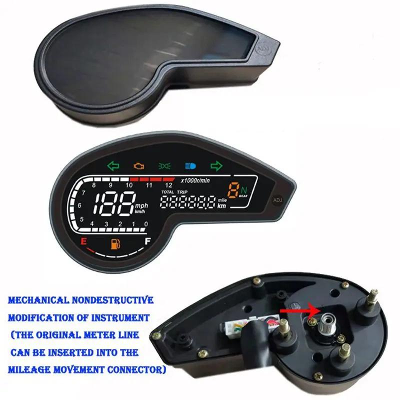 Для Honda NXR125 NXR150 Bros Brisa 125 Bros 150 2003-2014 Цифровой светодиодный приборная панель Одометр Спидометр Тахометр XR150 GY200