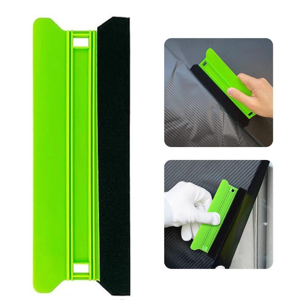 2Pcs Felt Edge Window Tint Felt Squeegee Scratch-Free Vinyl Decal Applicator Window Film