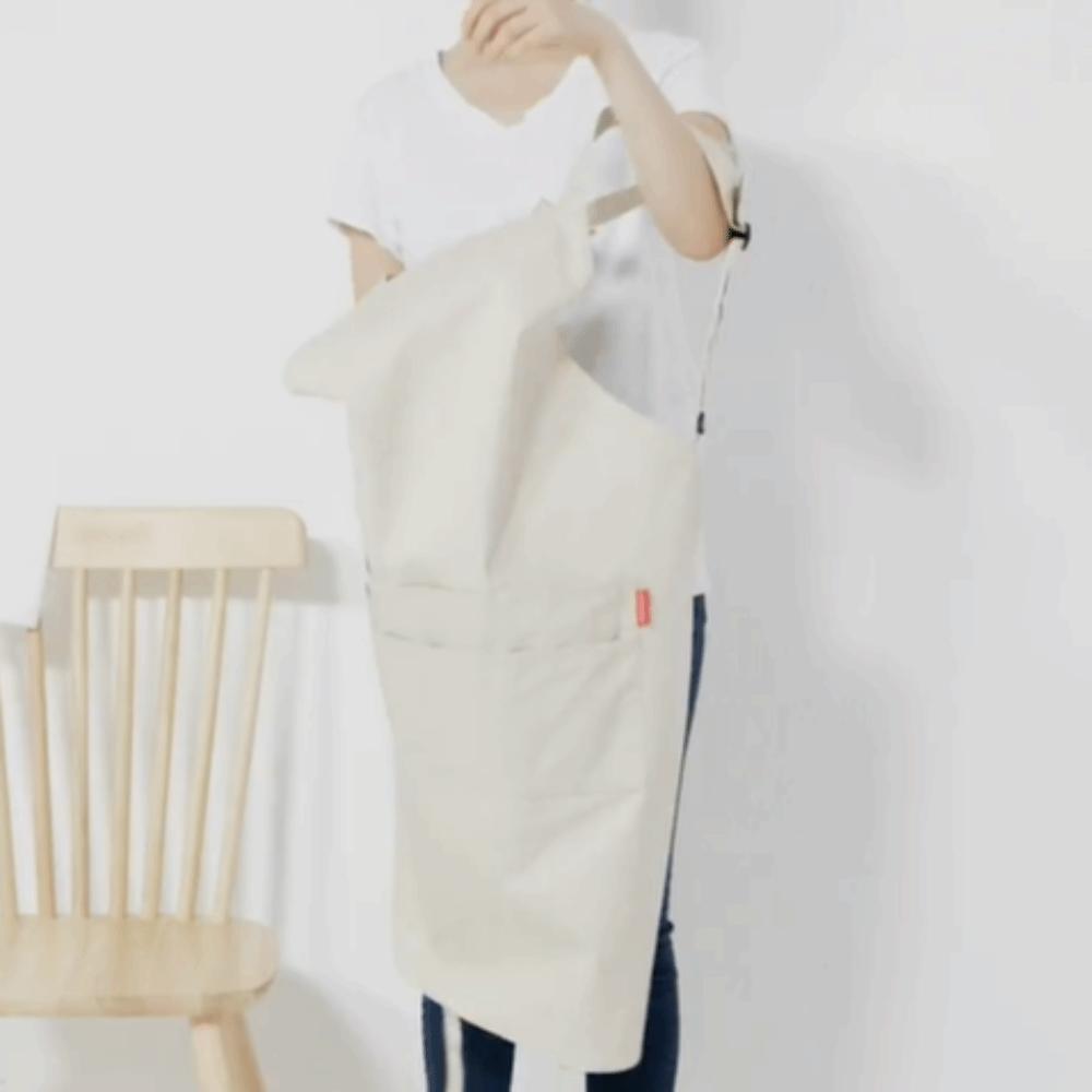 Hanging Neck Household Waterproof Apron Cotton Kitchen Apron Japanese-style Apron Restaurant