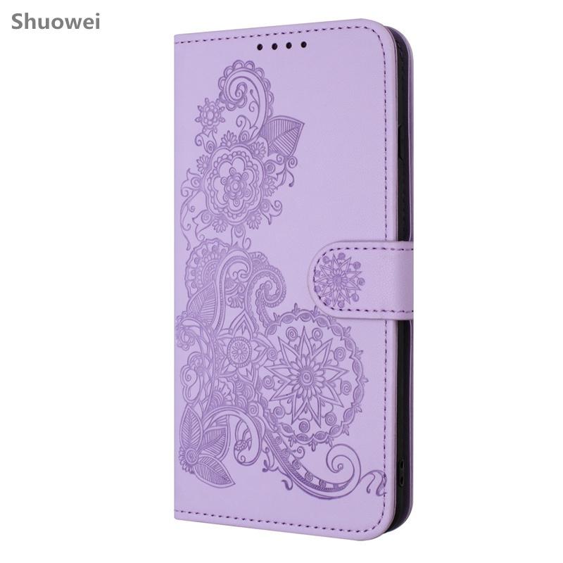 For OPPO Reno 4 4F 5 5F 5Z 6 7 7Z 8 8T Pro 8Z Lite 4G 5G Phone Case Card SlotLeather Flip Wallet Cover