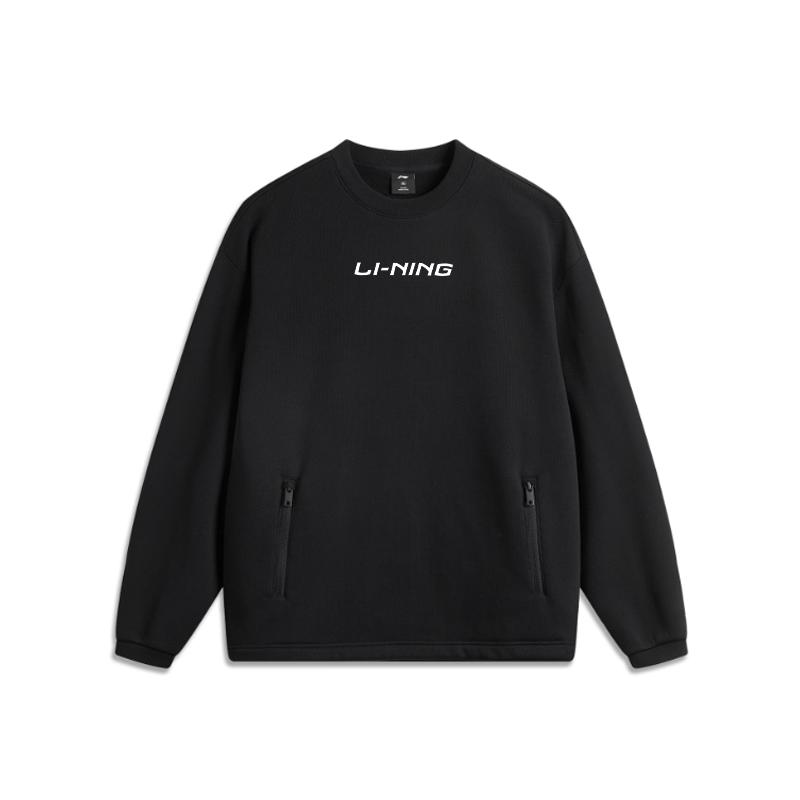 Толстовки Li Ning Мужские с круглым вырезом Утепленные Обычные YWDV567-1
