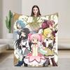 Кюбей Puella Magi Madoka Magica Милый Коралловый флис Плюшевый Плед Аниме Одеяло для кровати Спальни Ультрамягкое Покрывало,