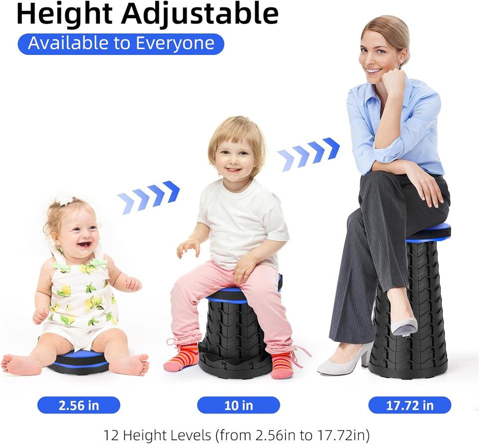 Складной табурет, складной стул для кемпинга, переносной стул с грузоподъемностью 400 фунтов, переносной табурет для походов, складной табурет