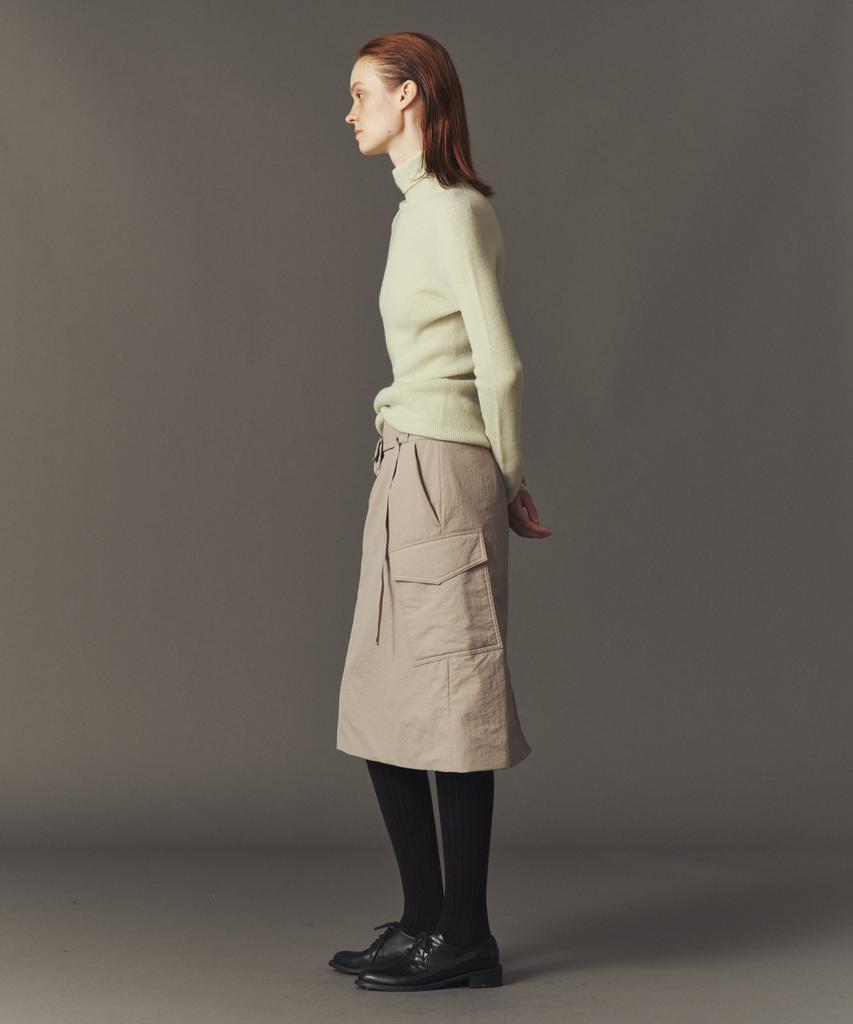 Awi Soft Puffer Skirt_P Beige