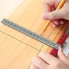 T-Ruler Precision Marking Aluminum Alloy Woodworking Scribe Marking Gauge Crossed-out Hole Scribing Ruler Measuring Tool
