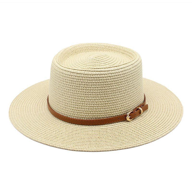 Green hat female summer bump top top hat seaside vacation beach hat Internet celebrity weaving hat sun hat