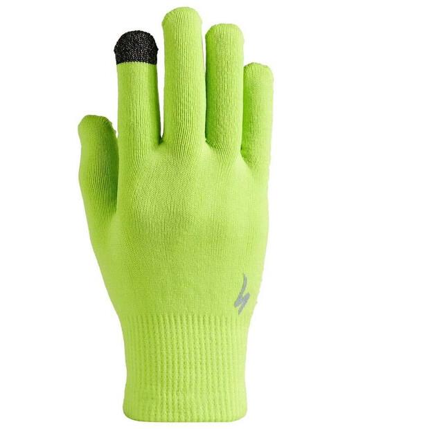 Велосипедные перчатки Specialized Thermal Knit (зелёные)