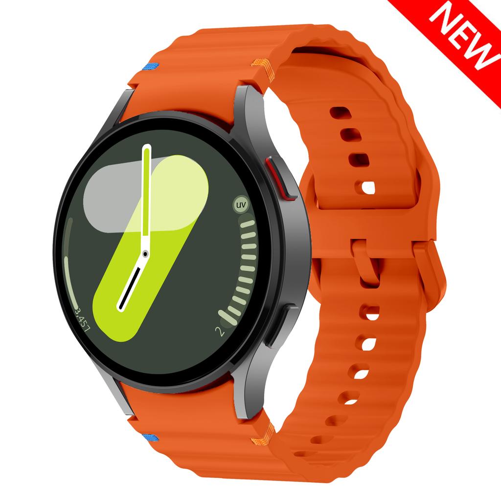 20 мм ремешок для часов для Samsung Galaxy Watch 7/5/6 44 мм 40 мм силиконовый браслет Galaxy Watch 4 classic/5 pro 47 мм 43 мм 46 45 мм ремешок