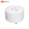 Tuya Smart Home Mini Smart Plug, стандарт США, 10 А, умная розетка, круглая вилка, 100–130 В, управление через приложение, работает с Alexa Google Home