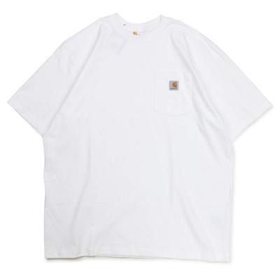 Carhartt carhartt WORKER POCKET с коротким рукавом хлопок K87 белый белый XL Футболки с коротким рукавом футболка [товар]