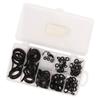 75 PCS Lure Fishing Rod Guide Ring Set Single Leg Stainless Steel Ceramic Guide Rings Fishing Gear