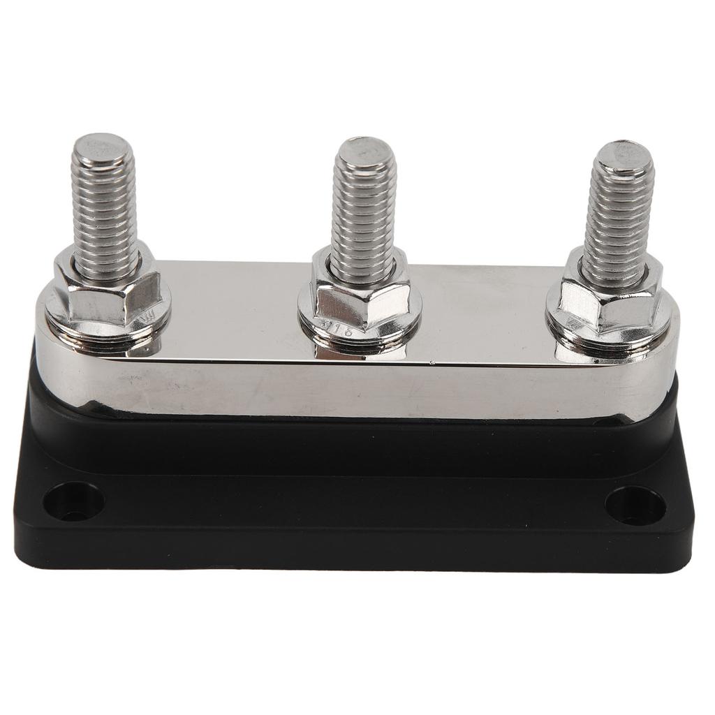 12‑48В 600А Блок распределения питания 3 шпильки M10 Аккумуляторный соединительный блок Шина для автомобилей Грузовиков Автодомов Морских судов