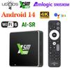 ТВ-бокс UGOOS X5M PRO Android 14 Amlogic S905X5M Поддержка AI-SR AV1 Приставка