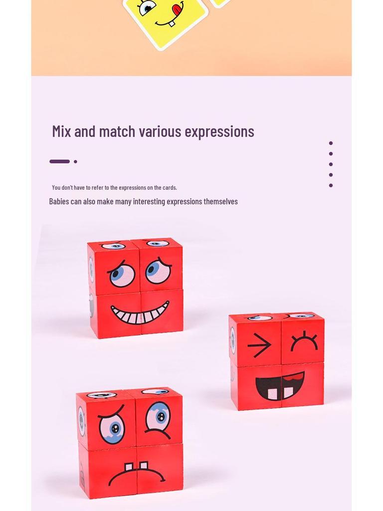 Interactive Face-Changing Cube Game: Enhancing Toddler Logic & Parent-Child Fun
