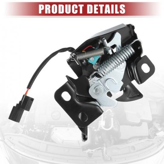 Pack (1) Car Hood Latch W/ Sensor Replacement Fit For Honda Accord 2009-2012