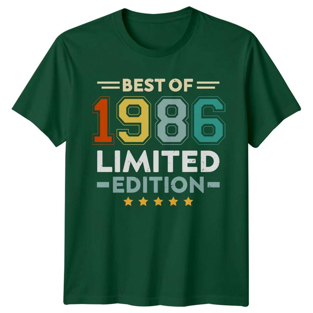Best Of 1986 Limited Edition Unisexs TShirt 40th Birthday Gift Vintage Tee