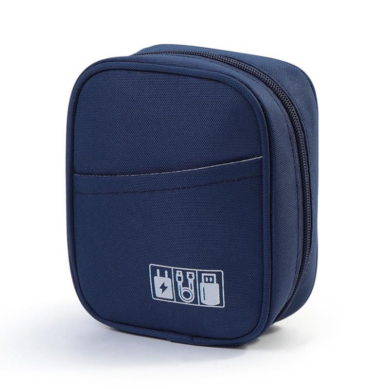 Сумка для хранения кабеля Водонепроницаемый электронный органайзер Дорожный футляр USB-кабель для зарядки Сумка для хранения