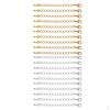 20 Pieces 70mm Necklace Extension Chain with Lobster Clasps for DIY Jewelry Making Gold &