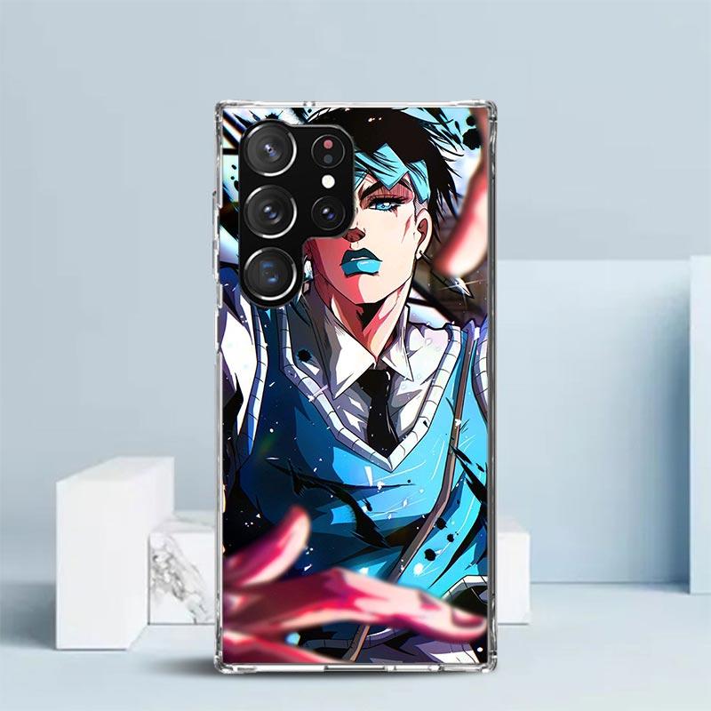 Чехол для телефона JoJo Adventure Рохан Кисибэ для Samsung Galaxy S24 S25 Edge S26 Ultra S22 S23 Plus S21 + S20 FE Мягкая задняя крышка из ТПУ