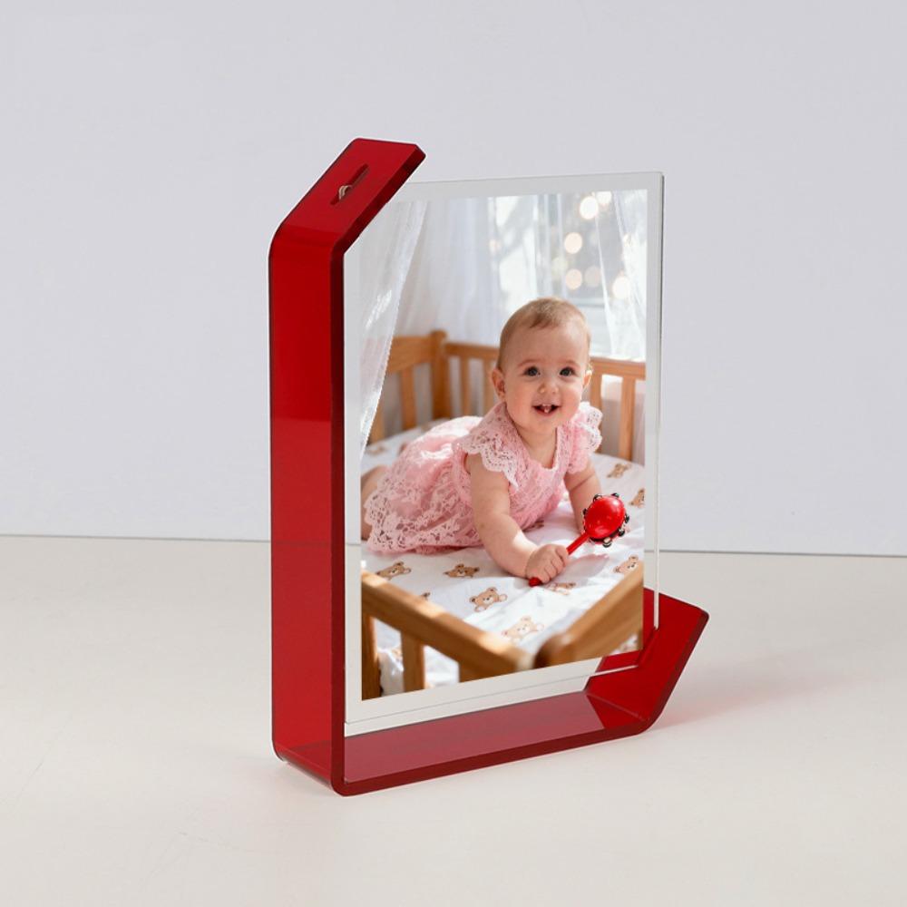 5/6/7/8 Inch Acrylic Photo Frame Modern Photo Stand Artwork Frame Poster Frame Office